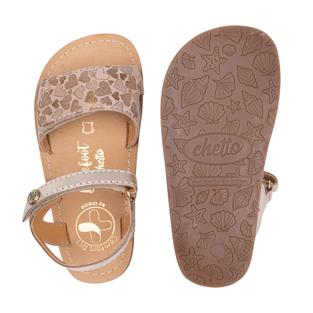 CHETTO SUMMER SANDALS - HEART ORO