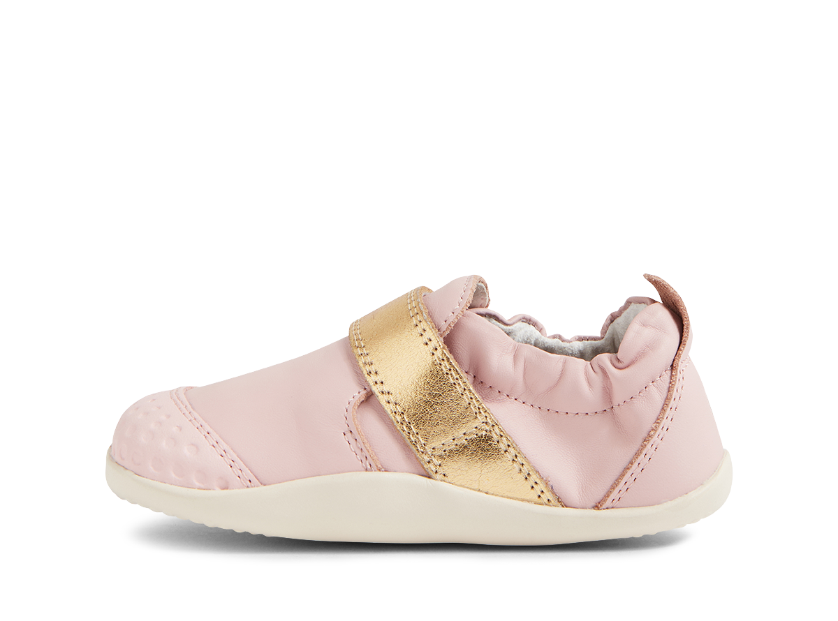 Bobux Explorer GO - Ballet Pink/Gold