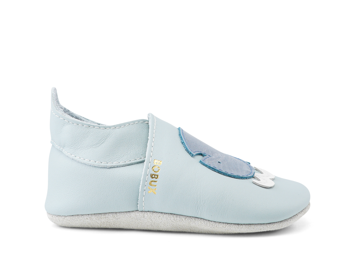 Bobux Soft Sole - Moby -Sky Grey
