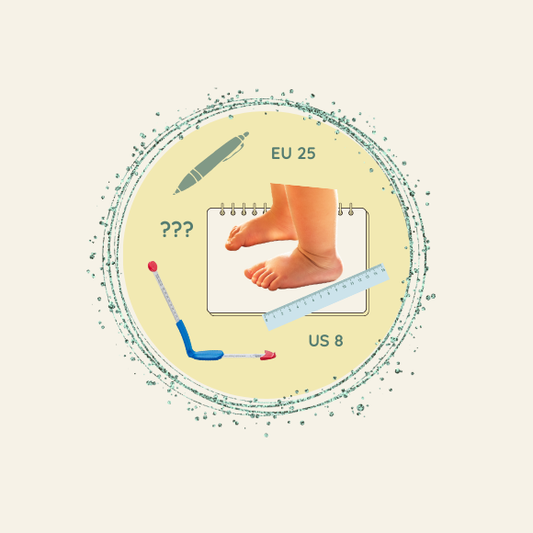 How to measure the feet?
