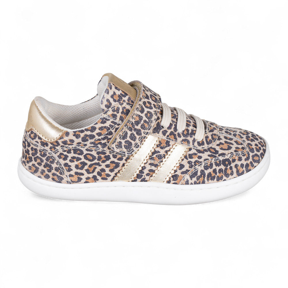 CHETTO LEATHER SNEAKER - ANIMAL PRINT/ORO