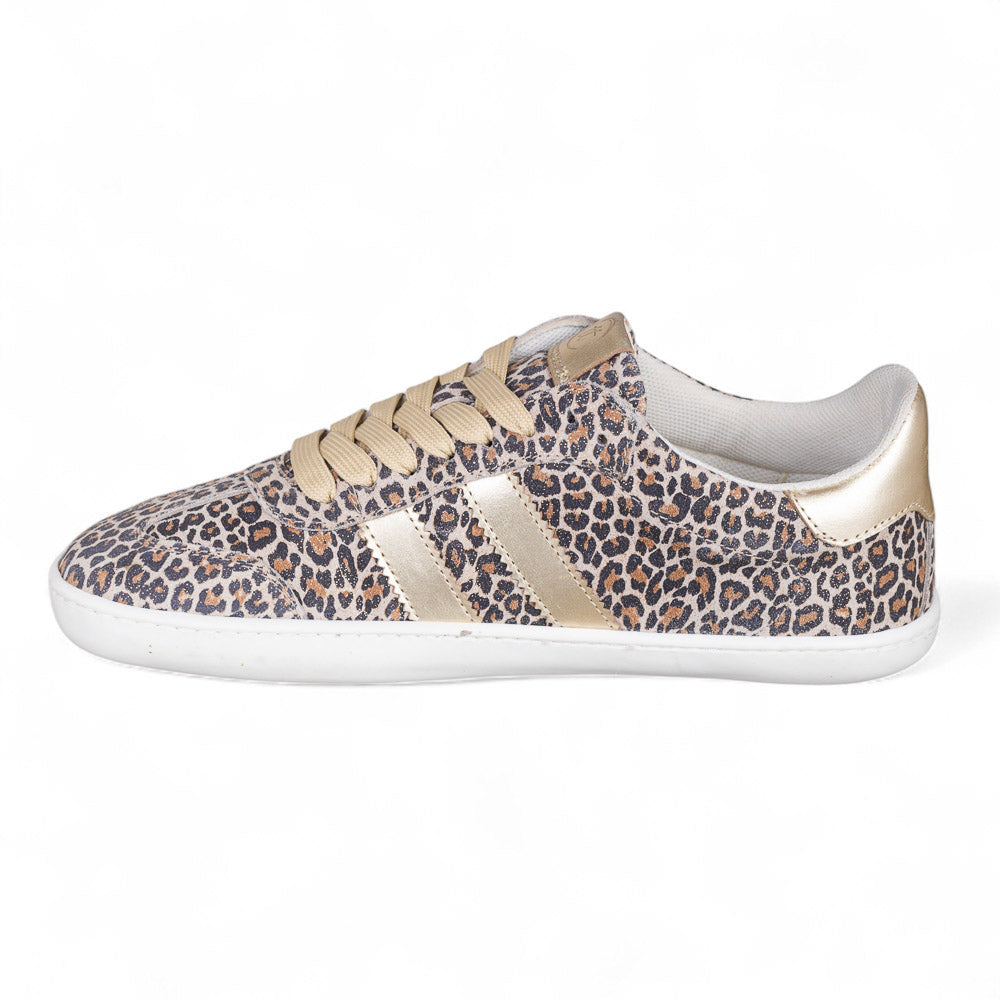 CHETTO LEATHER SNEAKER - ANIMAL PRINT/ORO
