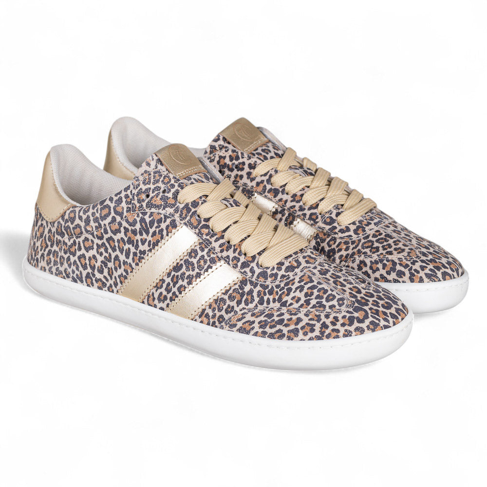 CHETTO LEATHER SNEAKER - ANIMAL PRINT/ORO