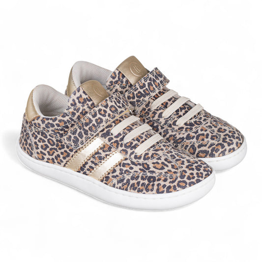 CHETTO LEATHER SNEAKER - ANIMAL PRINT/ORO