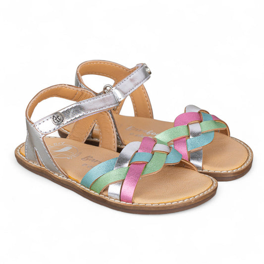 CHETTO SUMMER SANDALS - Tiras Plata