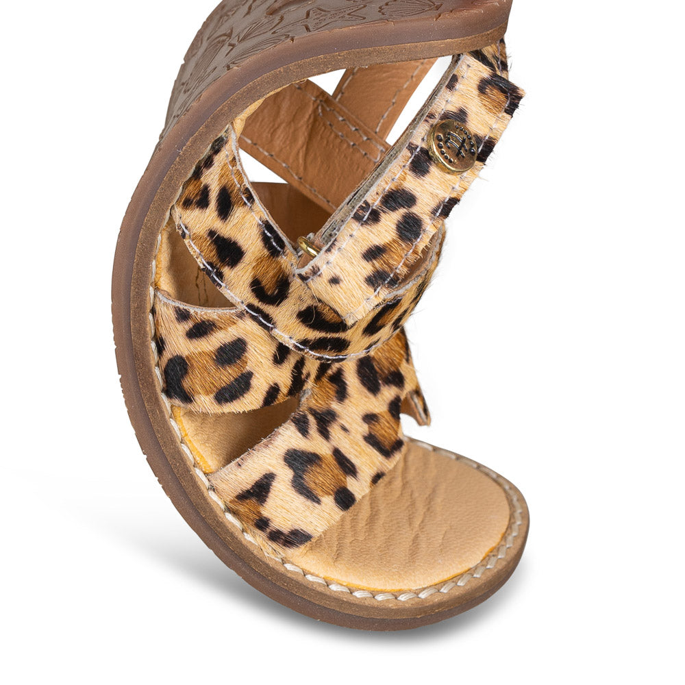 CHETTO WOMEN SUMMER SANDALS - ANIMAL PRINT