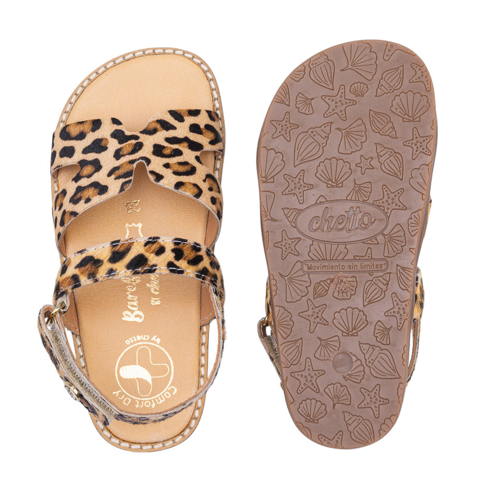 CHETTO WOMEN SUMMER SANDALS - ANIMAL PRINT