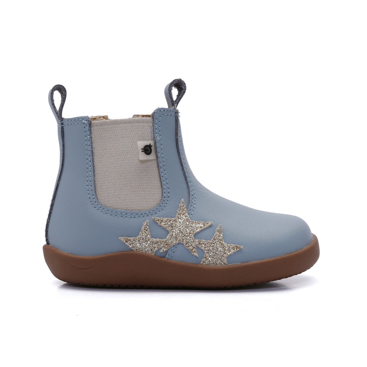 PODIUM CHELSEA BOOT - Dusty blue/Gold