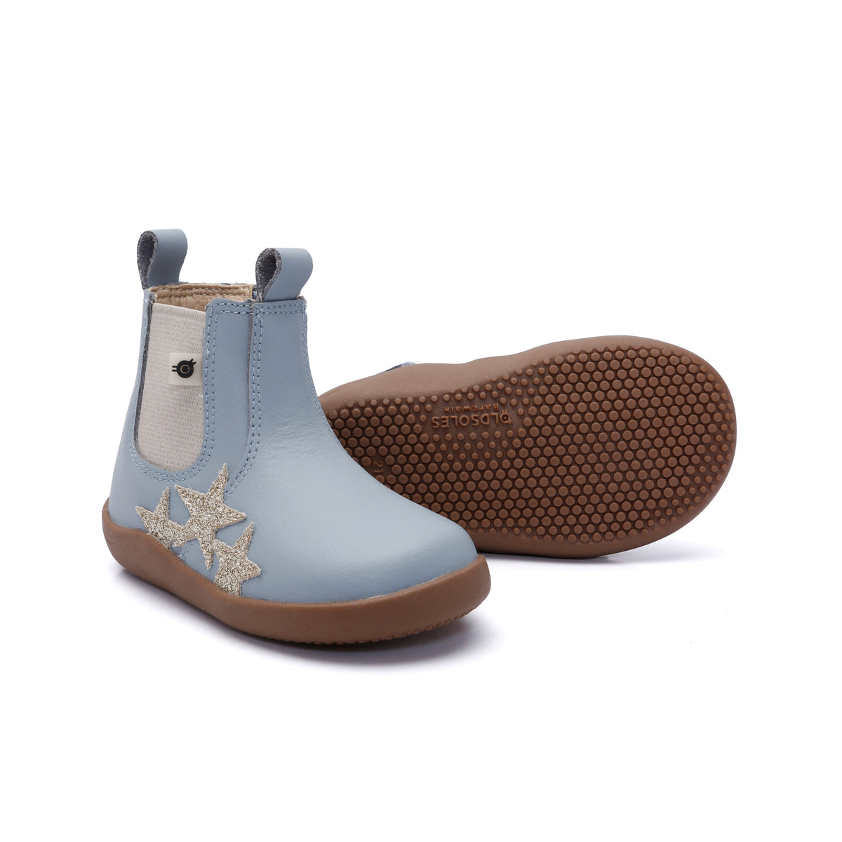 PODIUM CHELSEA BOOT - Dusty blue/Gold