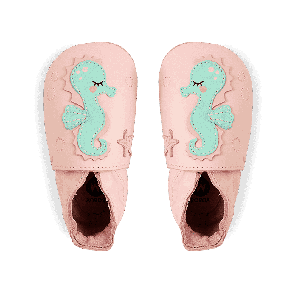 Bobux Soft Sole - Seahorse - Heavenly Pink