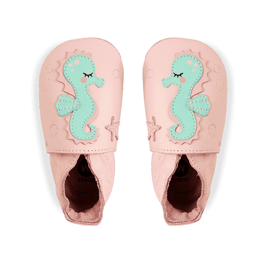 Bobux Soft Sole - Seahorse - Heavenly Pink