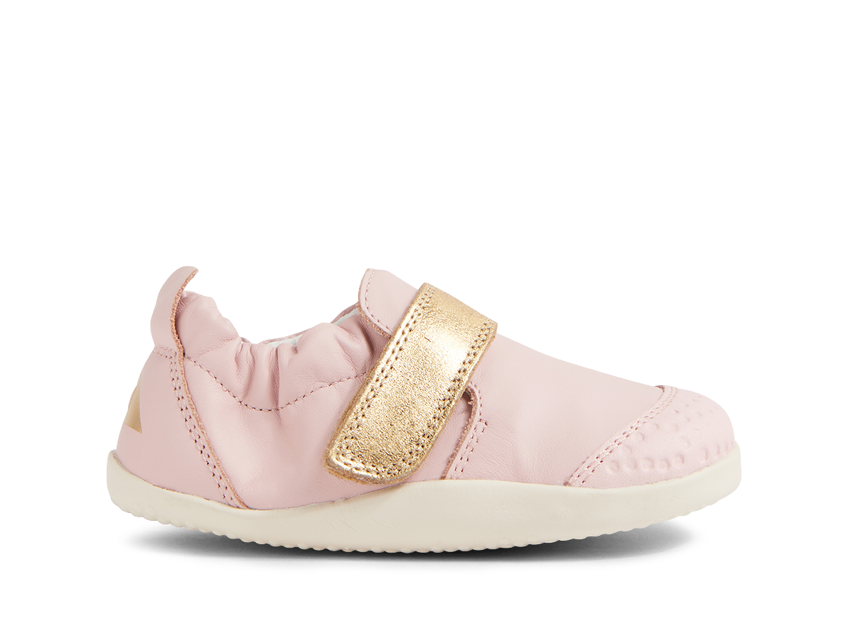 Bobux Explorer GO - Ballet Pink/Gold