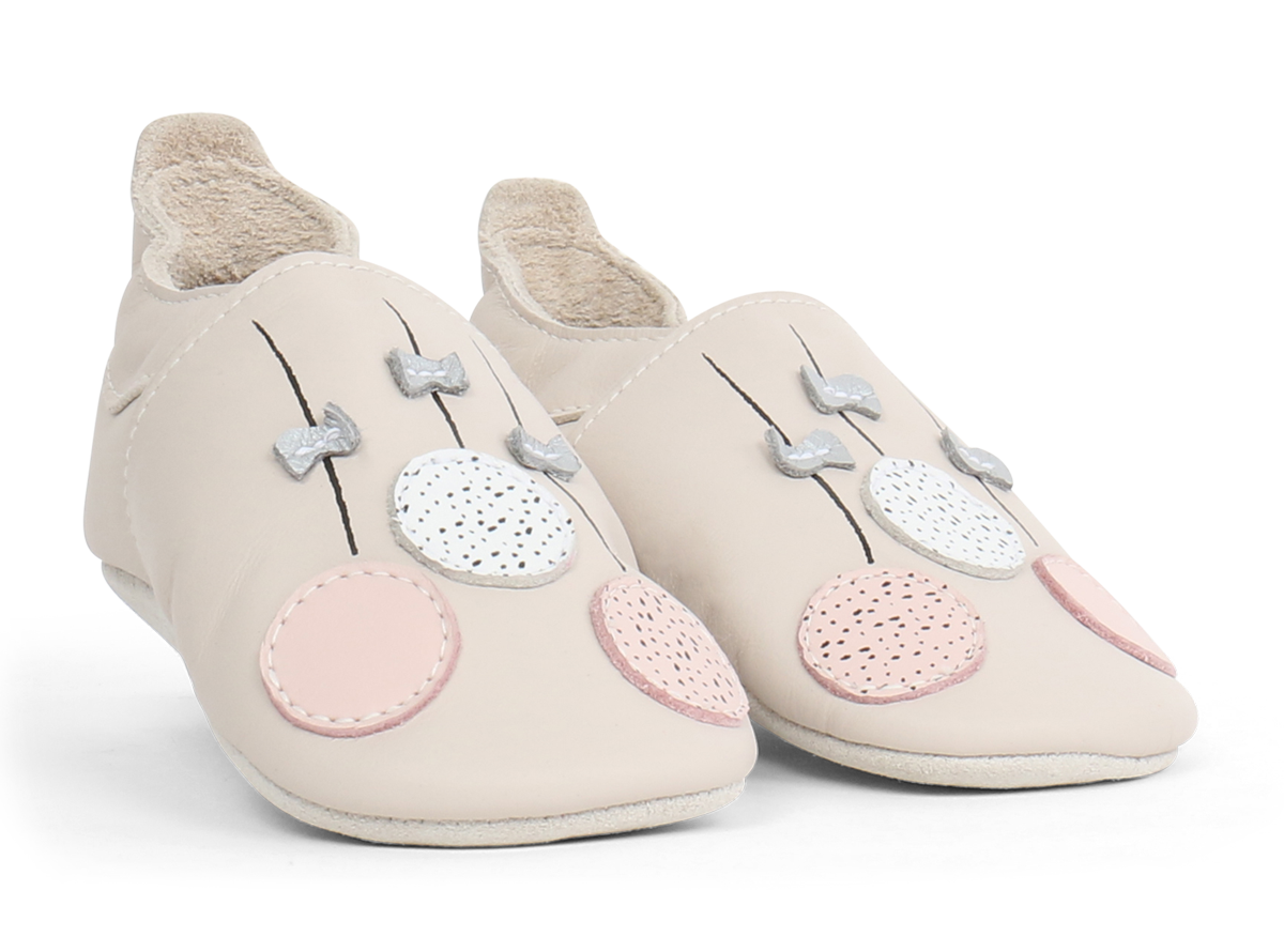 Bobux Soft Sole - Balloons - Milk