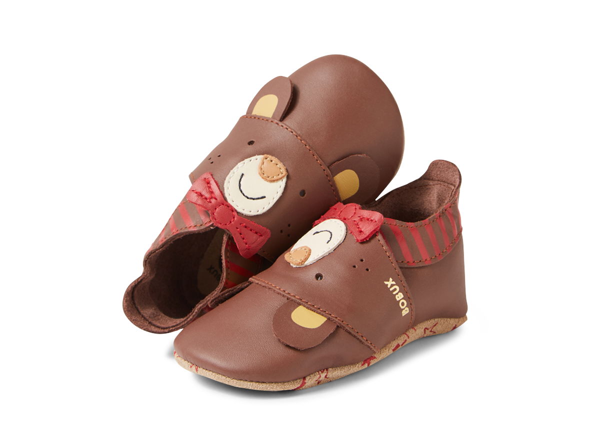 Bobux Soft Sole - Smart Bear - Cappuccino