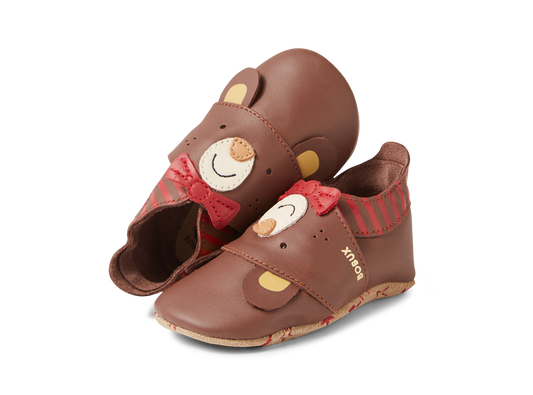 Bobux Soft Sole - Smart Bear - Cappuccino
