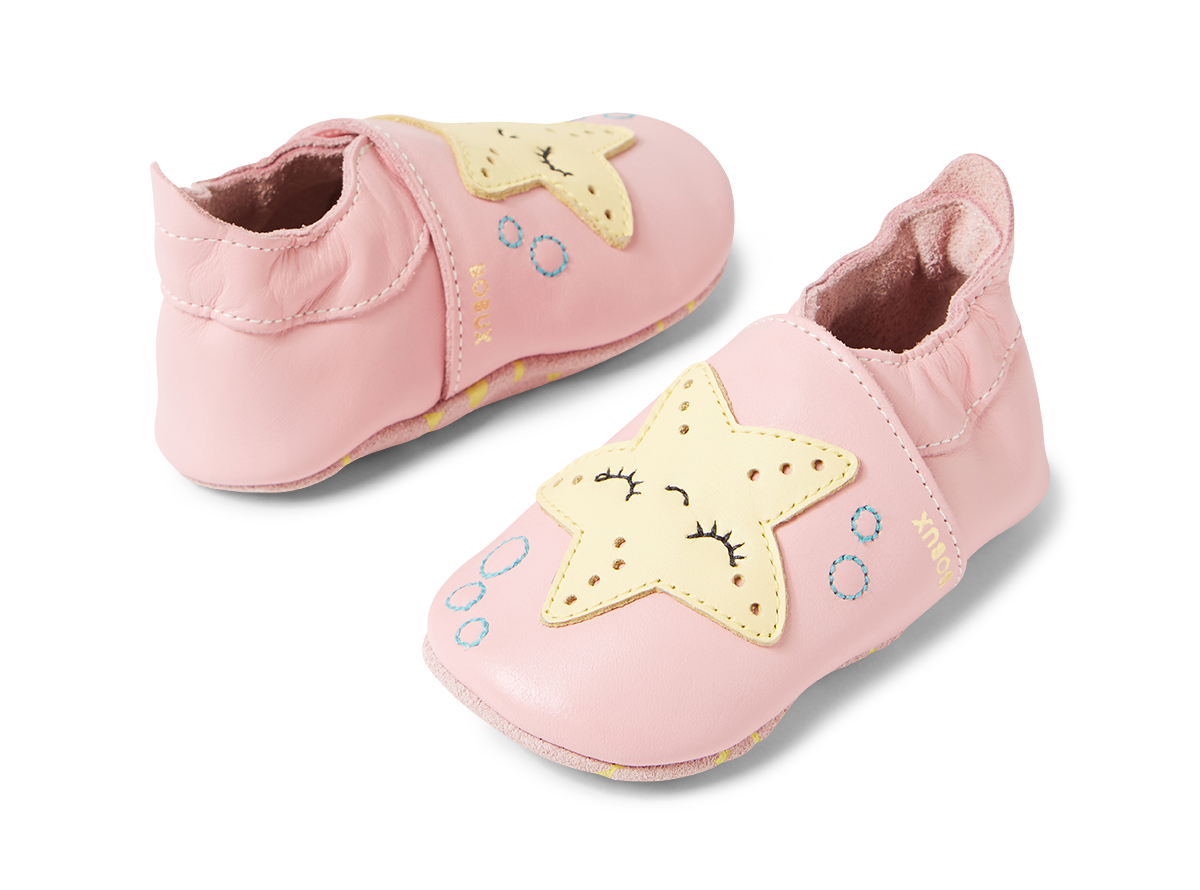 Bobux Soft Sole - Starfish - Blossom