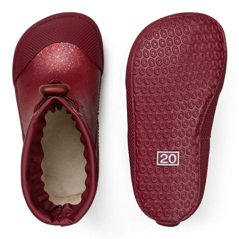 Malik Insulated Rain Boot - Berry Sparkle