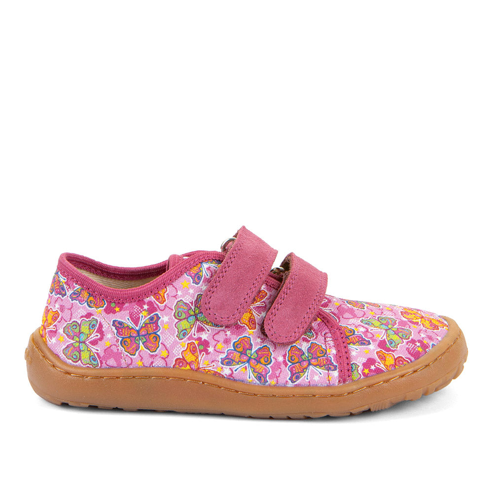 BAREFOOT CANVAS LOW-CUT SNEAKERS - Fuxia/Pink