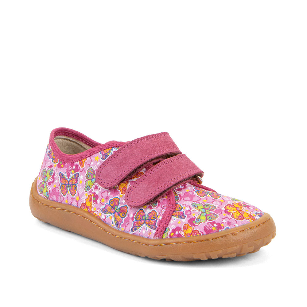 BAREFOOT CANVAS LOW-CUT SNEAKERS - Fuxia/Pink