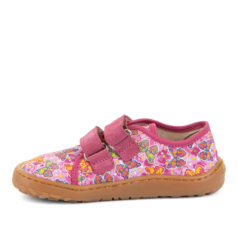 BAREFOOT CANVAS LOW-CUT SNEAKERS - Fuxia/Pink