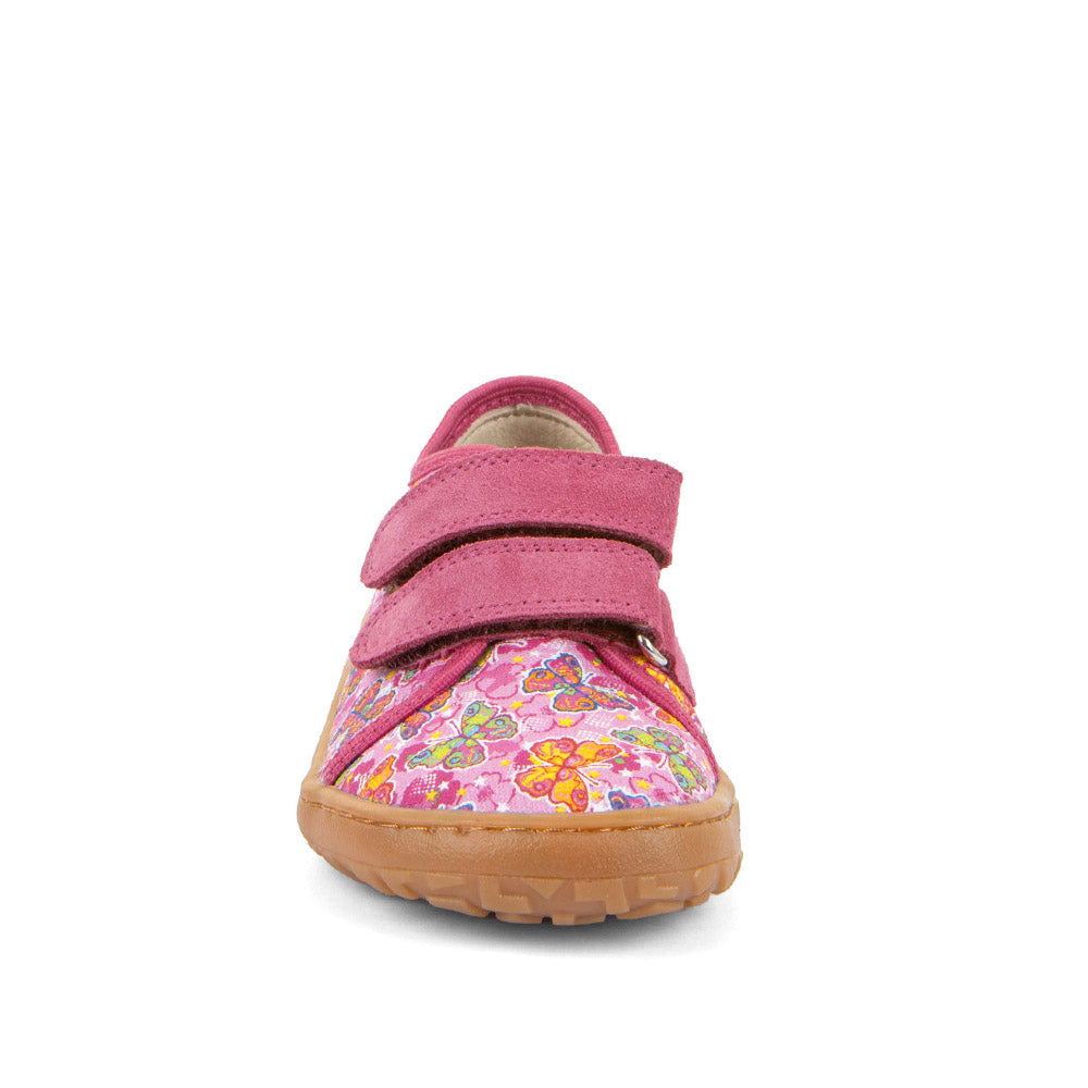 BAREFOOT CANVAS LOW-CUT SNEAKERS - Fuxia/Pink