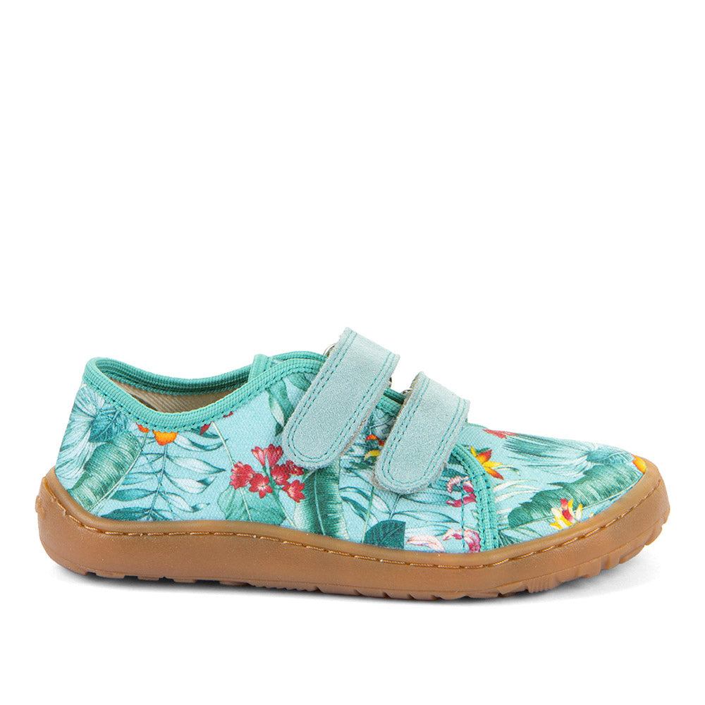 BAREFOOT CANVAS LOW-CUT SNEAKERS - Mint