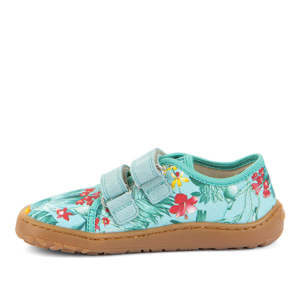 BAREFOOT CANVAS LOW-CUT SNEAKERS - Mint