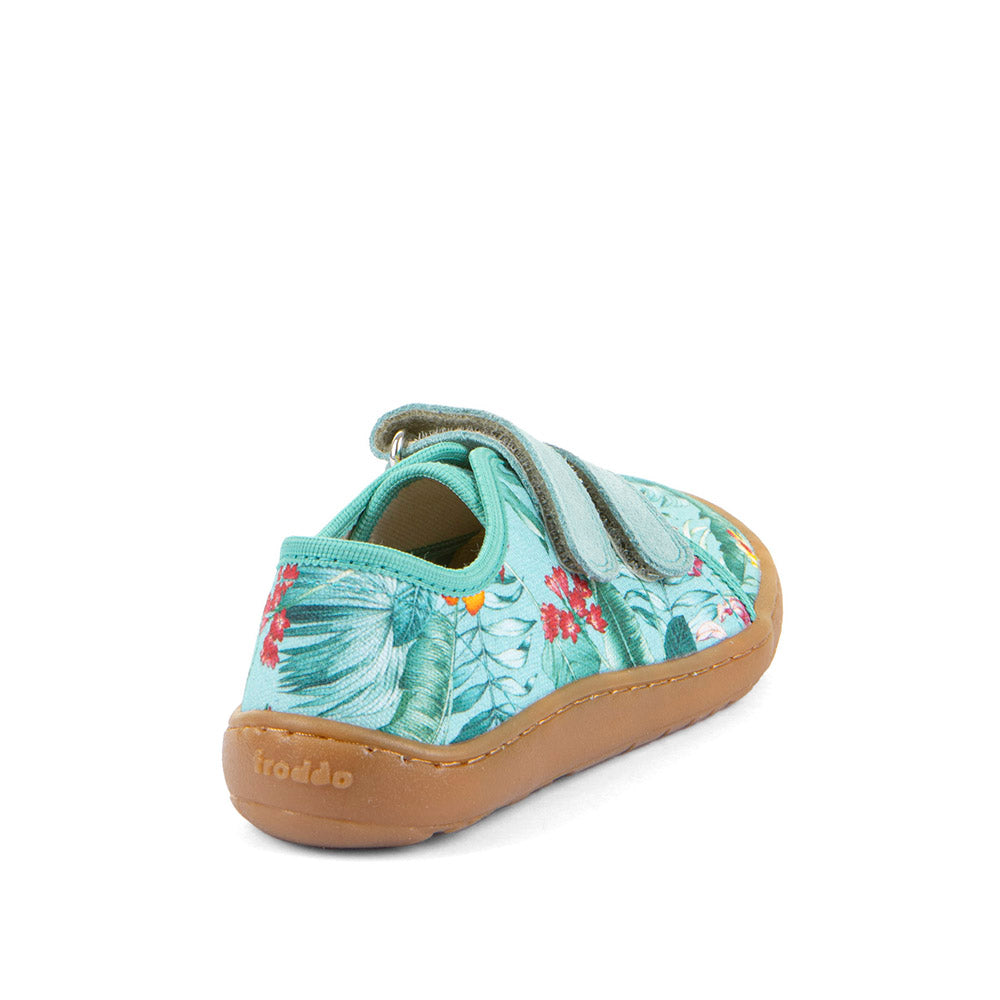 BAREFOOT CANVAS LOW-CUT SNEAKERS - Mint