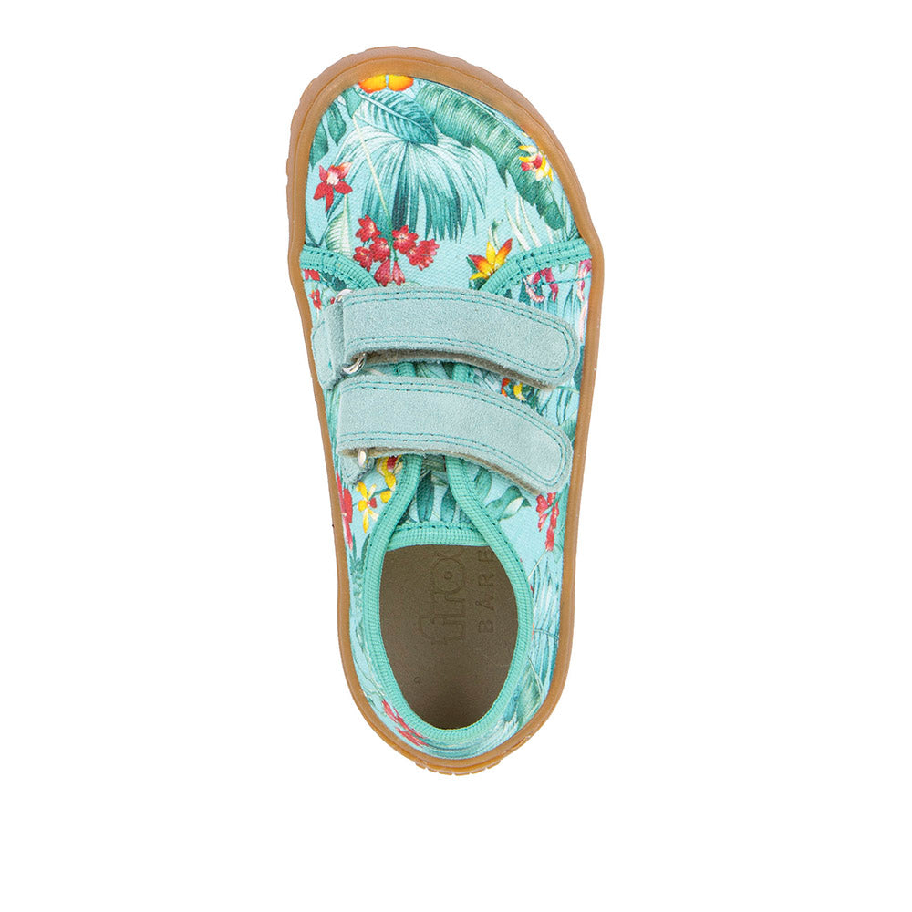 BAREFOOT CANVAS LOW-CUT SNEAKERS - Mint