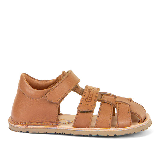BAREFOOT FLEXY F SUMMER SANDALS - Cognac