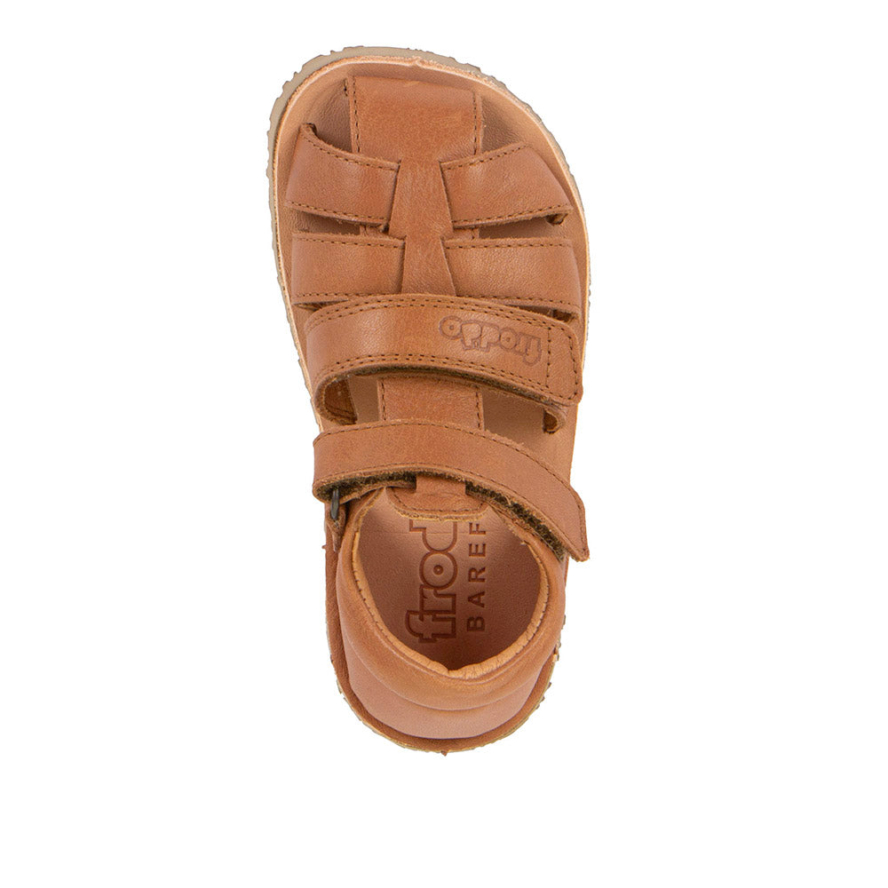 BAREFOOT FLEXY F SUMMER SANDALS - Cognac