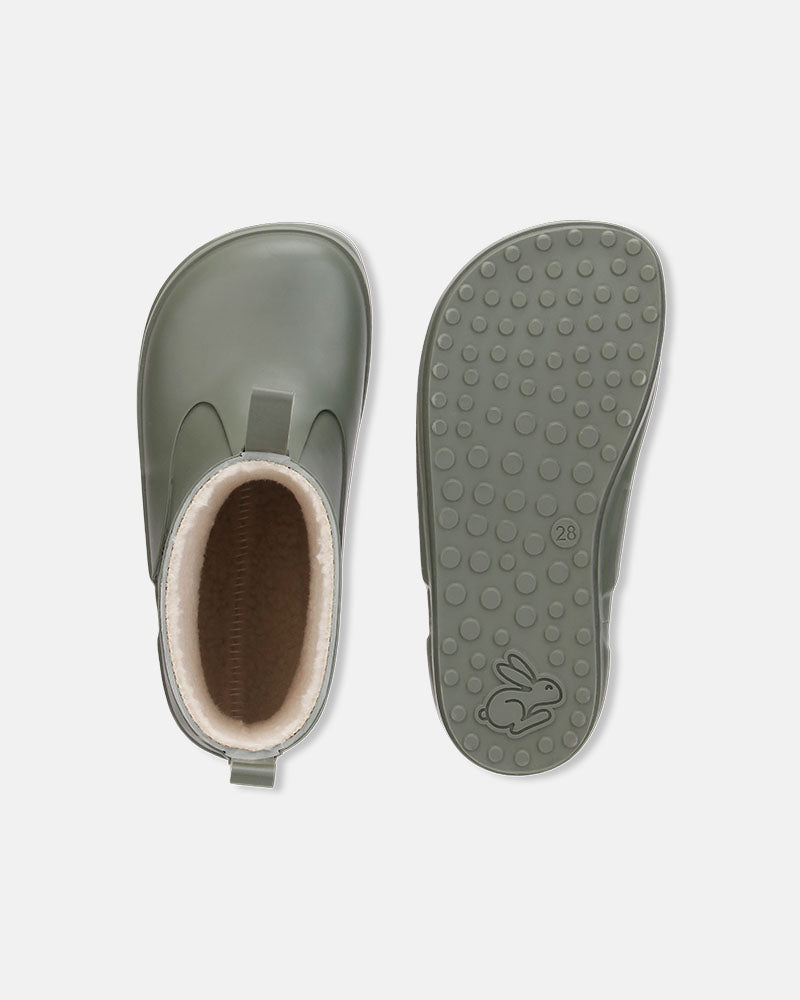 Insulated Rain Boots - Army Green