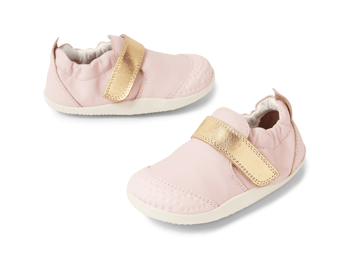 Bobux Explorer GO - Ballet Pink/Gold