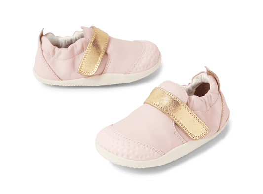 Bobux Explorer GO - Ballet Pink/Gold