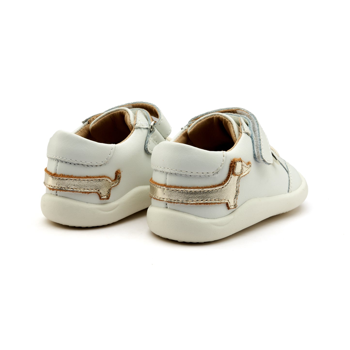 DASH GROUND SNEAKER - Snow/Gold
